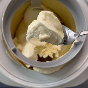 Maple Ice Cream Fresh from Ice Cream Maker