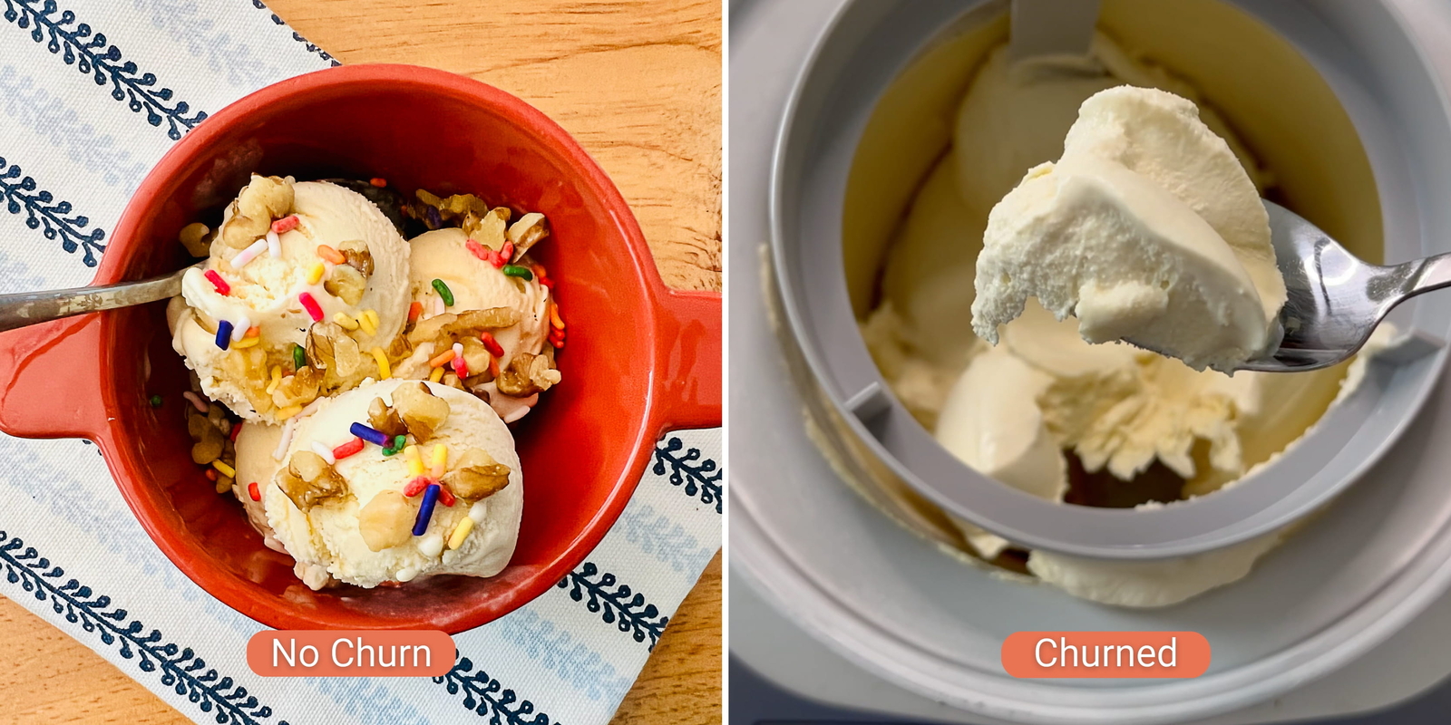 Maple Ice Cream Recipe: Churn vs. No-Churn