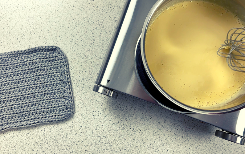 Making Custard for Maple Ice Cream