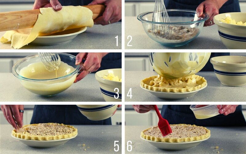 Apple Cream Pie Step by Step