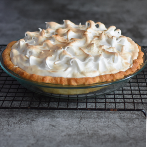 Silky Butterscotch Pie with Meringue Topping - Mainely Flour