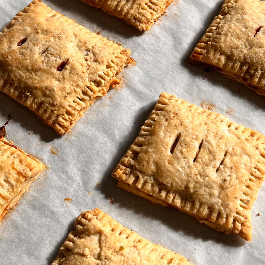 An image of freshly baked toaster pastries.